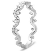 wavy white gold diamond band wavy white gold diamond band