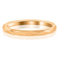 Thin Rose Gold Faceted Spectra Band