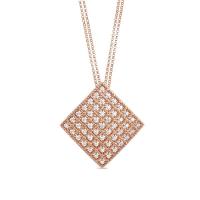 roberto coin dogbone chain necklace with diamond stations