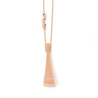 roberto coin 18kt gold & steel necklace