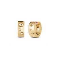roberto coin small inside outside diamond hoop