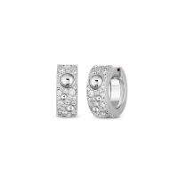 roberto coin xsmall inside outside diamond hoop earrings
