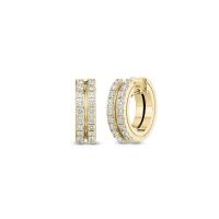 roberto coin 18kt gold diamond sun ring