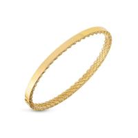 roberto coin 18k golden gate satin rondel pendant on chain