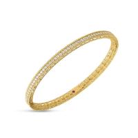 roberto coin slim bangle with diamonds