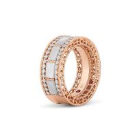 roberto coin cuff ring with brown diamonds