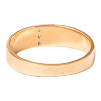 stacked three diamond ring