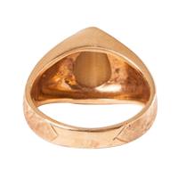 tiger's eye bezel ring