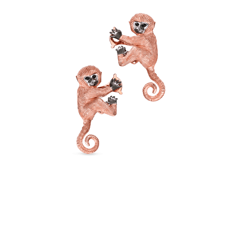 roberto coin monkey earrings with black sapphires roberto coin monkey earrings with black sapphires