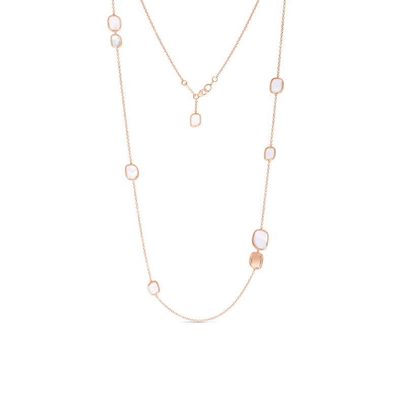 roberto coin station necklace with mother of pearl roberto coin station necklace with mother of pearl