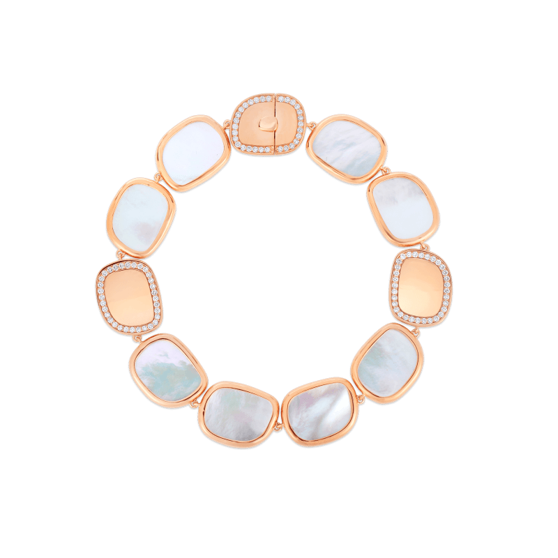 roberto coin bracelet with mother of pearl and diamonds roberto coin bracelet with mother of pearl and diamonds