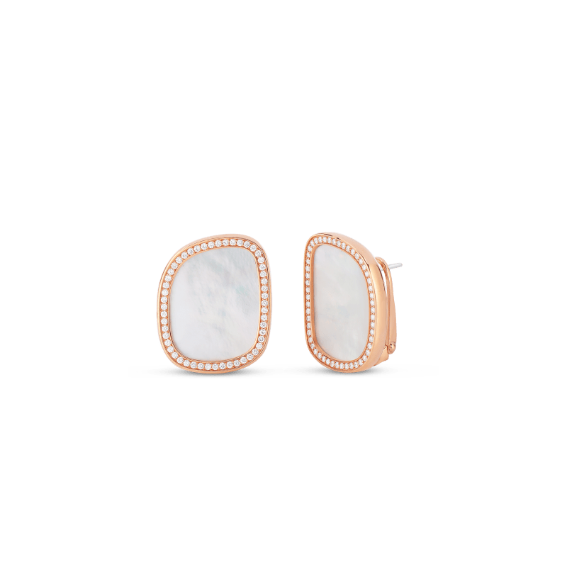roberto coin earrings with mother of pearl and diamonds roberto coin earrings with mother of pearl and diamonds