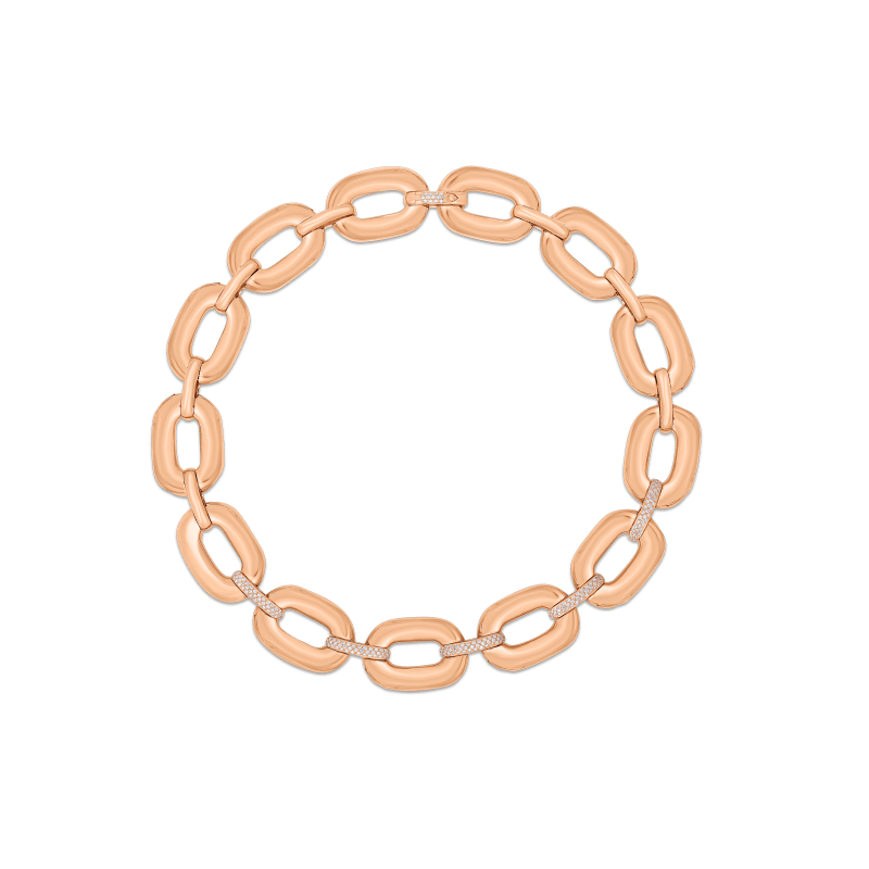 roberto coin link necklace with diamonds roberto coin link necklace with diamonds