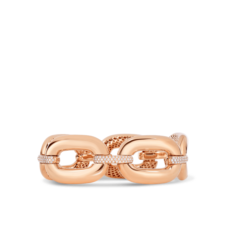 roberto coin link bracelet with diamonds roberto coin link bracelet with diamonds