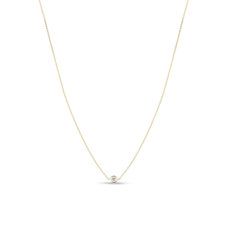 roberto coin necklace with 1 diamond station roberto coin necklace with 1 diamond station