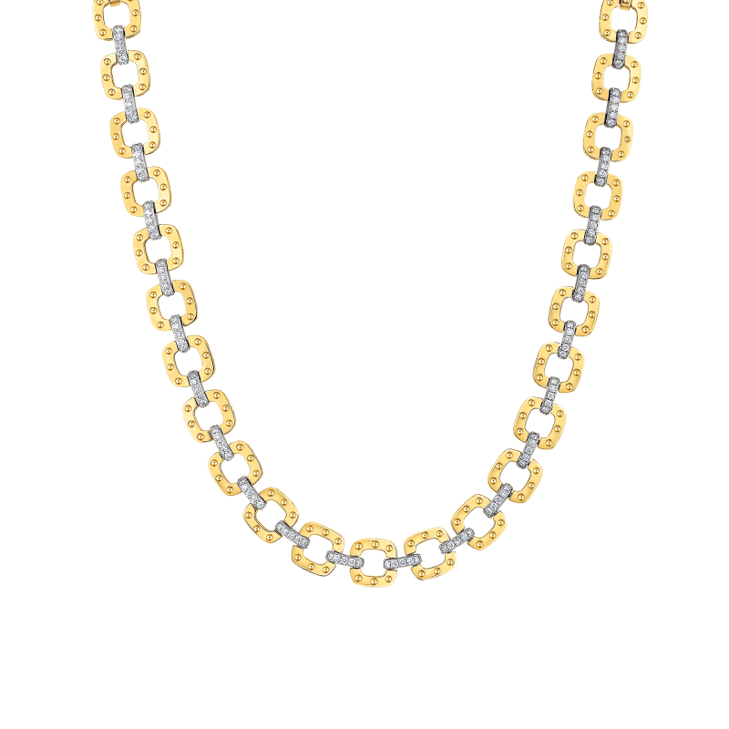roberto coin link necklace with diamonds roberto coin link necklace with diamonds