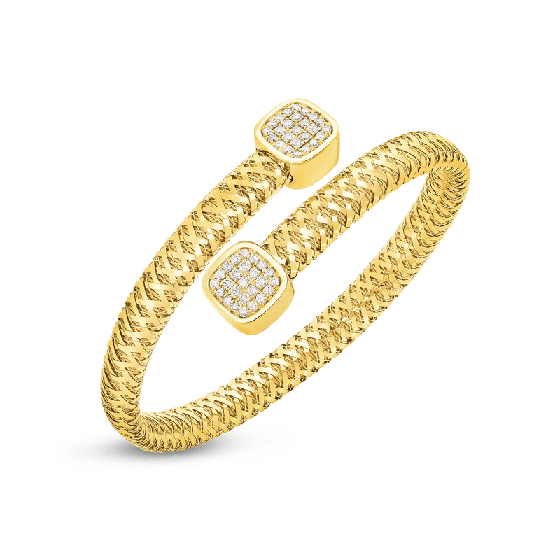 roberto coin flexible wrap bangle with diamonds roberto coin flexible wrap bangle with diamonds