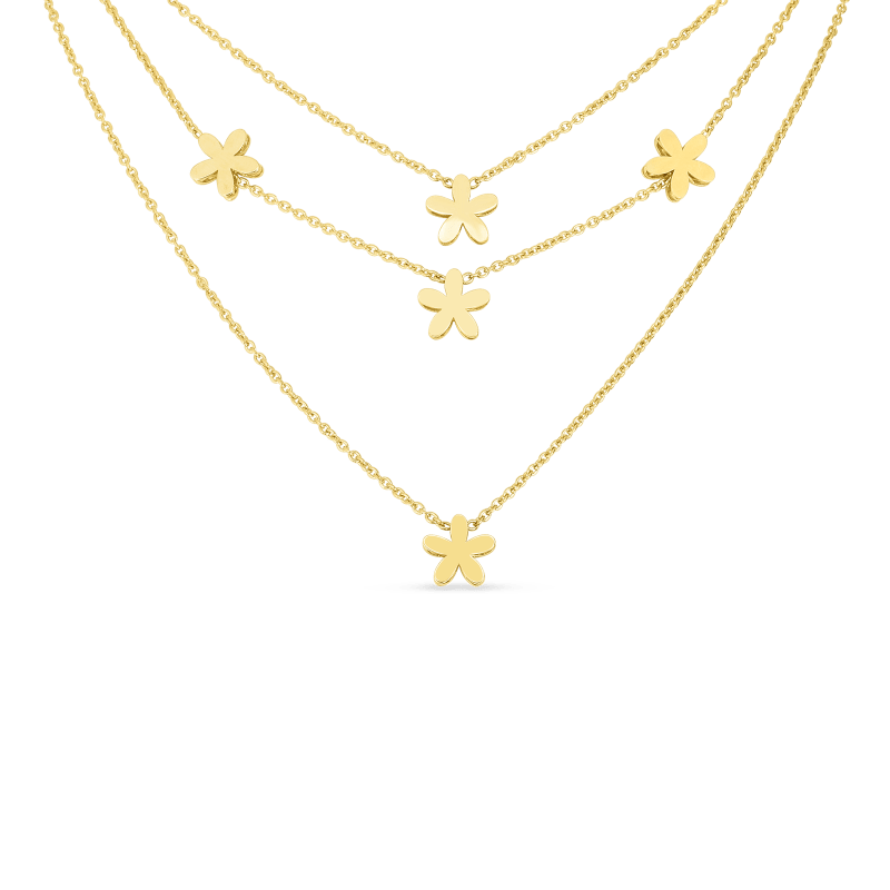 roberto coin 18kt gold y fiore princess collar roberto coin 18kt gold y fiore princess collar