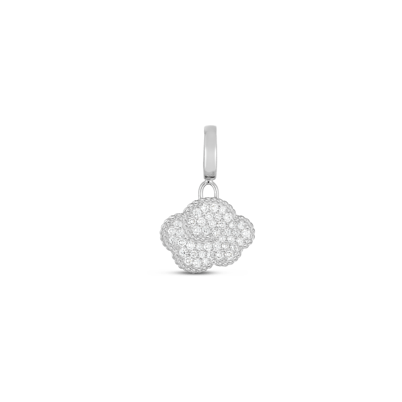 roberto coin 18k w diamond princess cloud charm roberto coin 18k w diamond princess cloud charm
