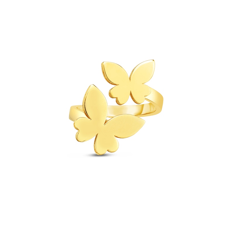 roberto coin 18kt gold princess mariposa ring roberto coin 18kt gold princess mariposa ring