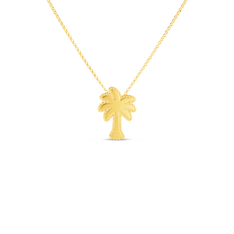 roberto coin 18kt gold palm tree pendant roberto coin 18kt gold palm tree pendant