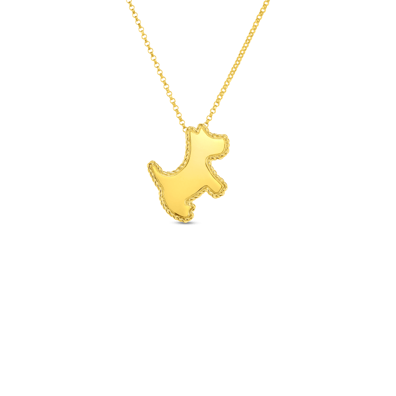 roberto coin 18kt gold scottie dog pendant roberto coin 18kt gold scottie dog pendant