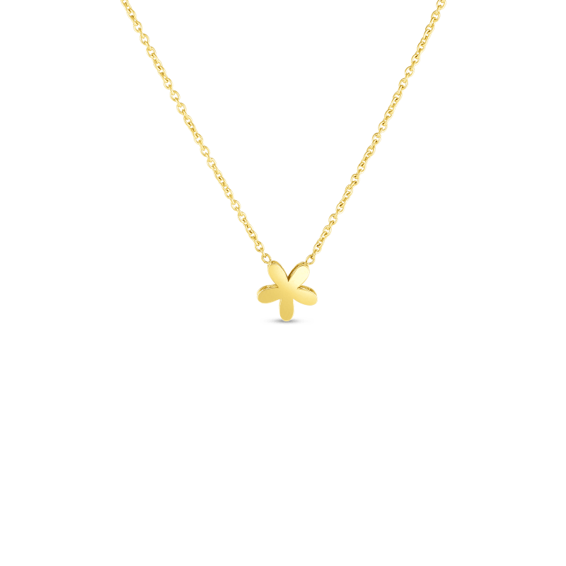roberto coin 18kt gold y fiore princess necklace roberto coin 18kt gold y fiore princess necklace
