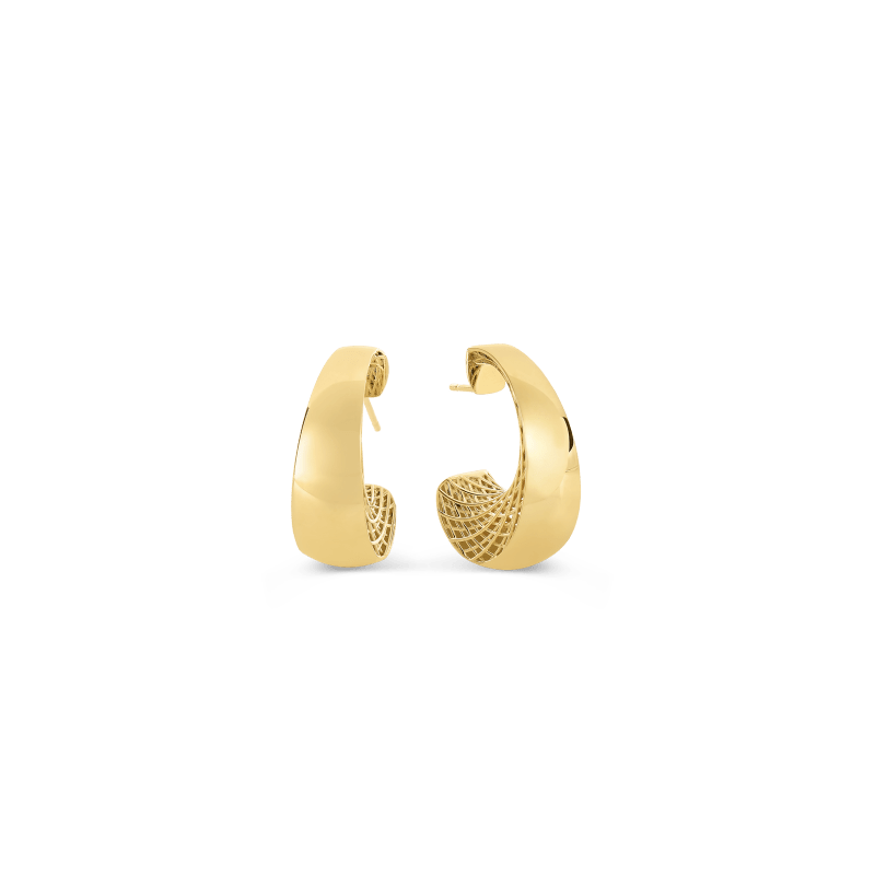 roberto coin j hoop earrings roberto coin j hoop earrings