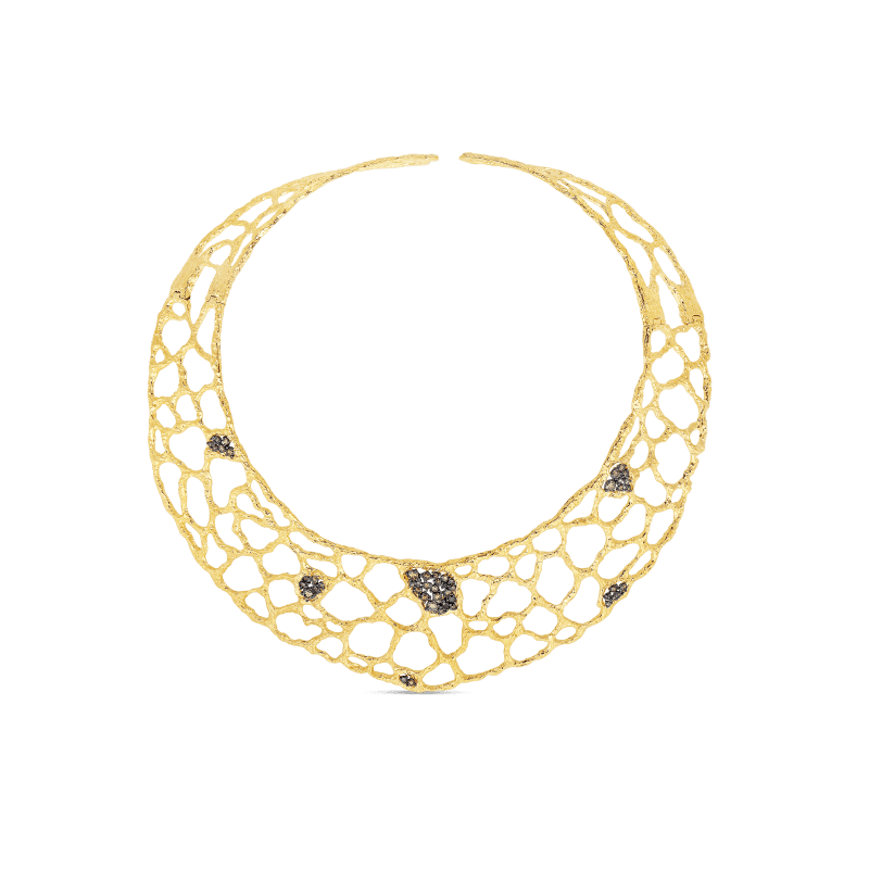 roberto coin collar with brown diamonds roberto coin collar with brown diamonds