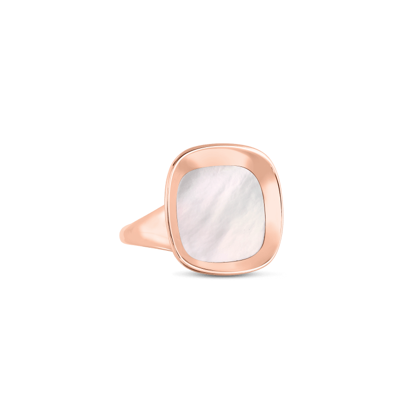 Roberto Coin Small Ring with Mother of Pearl