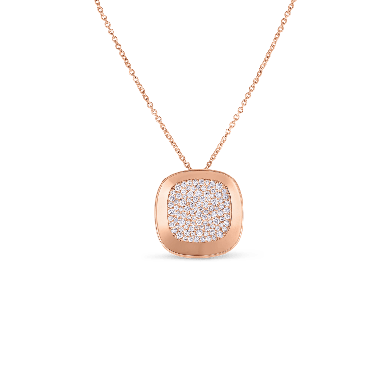 Roberto Coin Small Pendant with Diamonds