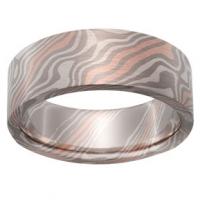 Chris Ploof Chris Ploof Chris Ploof  Beech Mokume in Pd500, 14K Red Gold and Silver