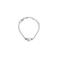 chantecler bracelet in white gold, diamonds and freshwater pearl