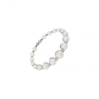 chantecler spring bracelet set in white gold, white coral and diamonds