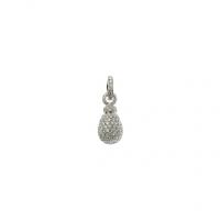 chantecler charm set in white gold and diamonds pavé