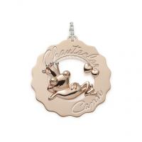 Chantecler Large logo charm frog prince in love