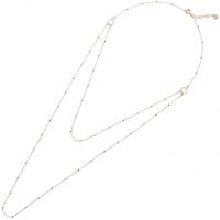 Chantecler Multiple strand necklace in pink gold and diamonds
