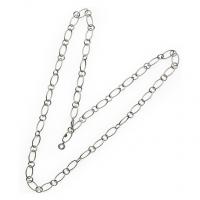Chantecler 80 cm silver necklace oval and round links