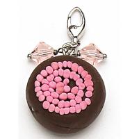 Naoto Dolci Gioie Locket brown with pink1