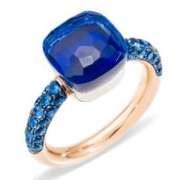 pomellato ring nudo deep blue