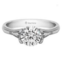 maevona eorsa round with pave engagement maevona eorsa round with pave engagement