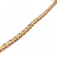 xoxo diamond tennis bracelet