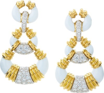 David Webb, Inc. - Crescent Earrings