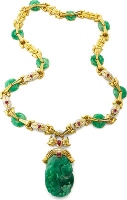 couture - jade necklace couture - jade necklace