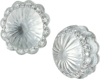 David Webb, Inc. - Halo Earrings