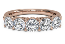 Ritani - Womenx27s FiveStone Diamond Wedding Ring