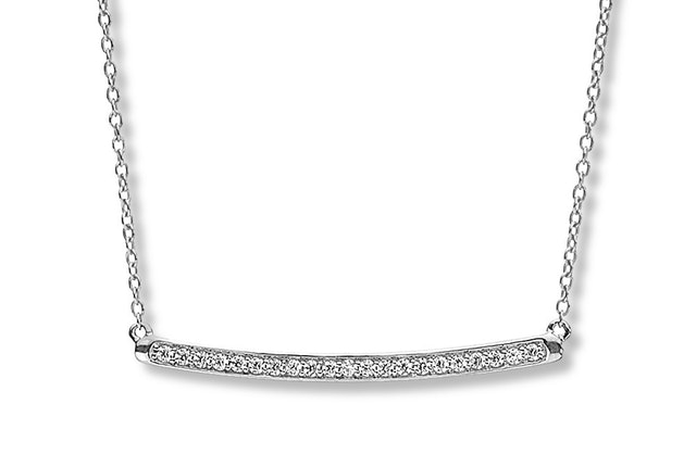 curved diamond bar pendant curved diamond bar pendant