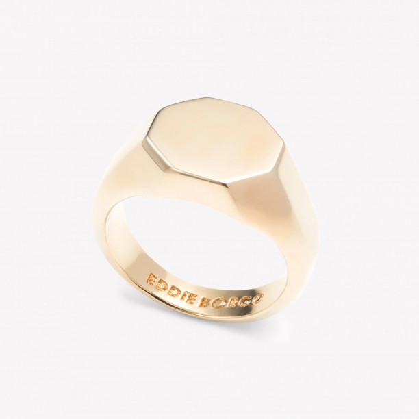 Eddie Borgo - OCTAGON SIGNET RING GOLD