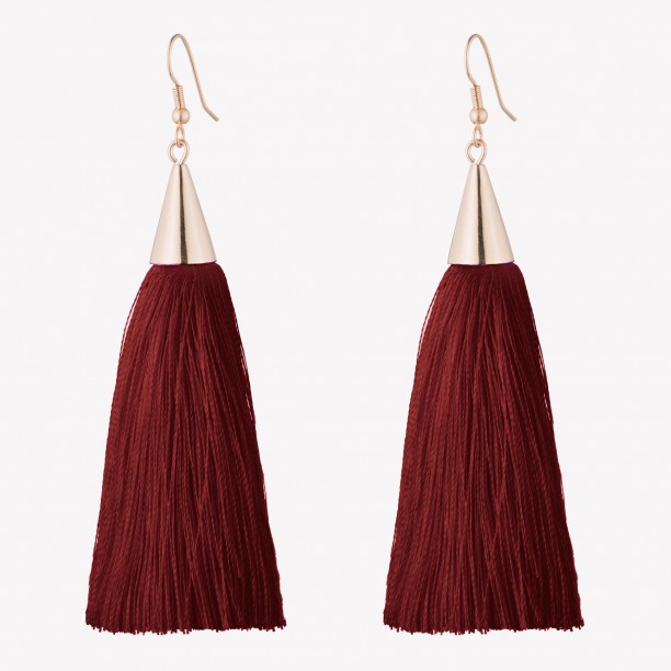 Eddie Borgo - SILK TASSEL EARRINGS GOLD