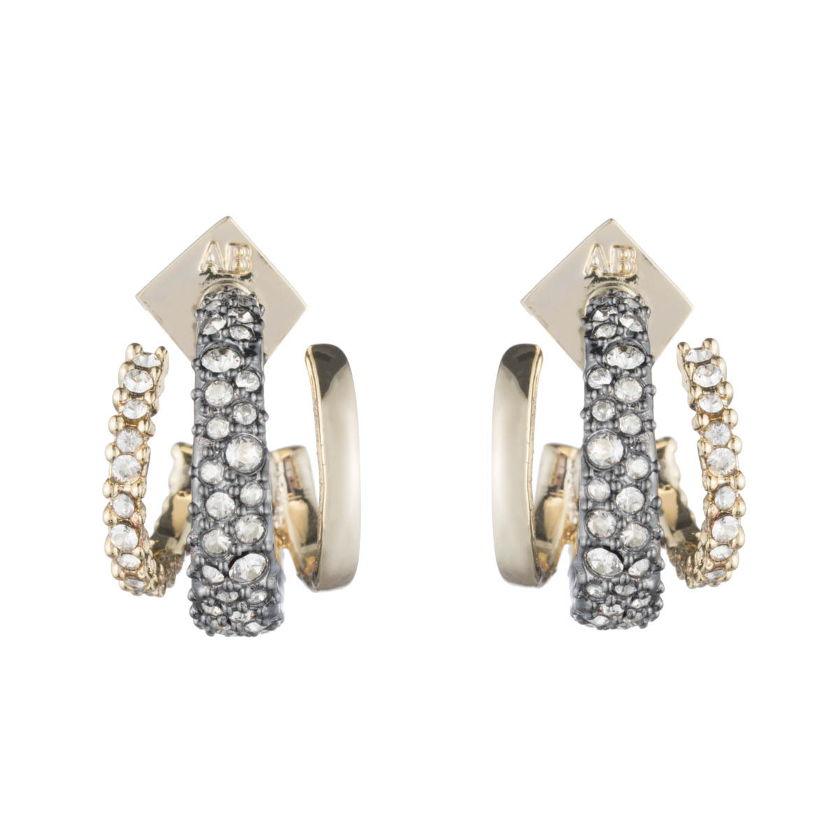 Alexis Bittar - Crystal Encrusted Orbiting Hoop Earring
